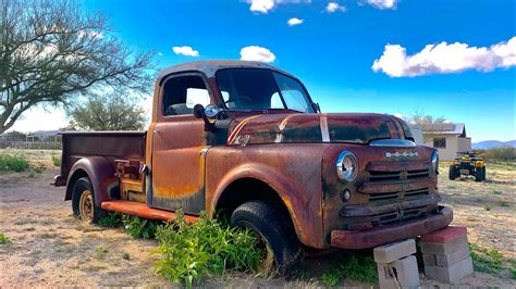 ‘49 Dodge Pickup Abandoned In The Desert Decades Ago Will It Run