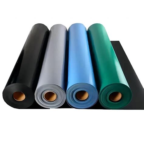 Anti Static Mat Roll Green Grey Blue 20mm Thickness Esd Rubber Mat