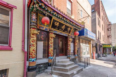 Fo Shou Temple in Chinatown, Philadelphia, PA