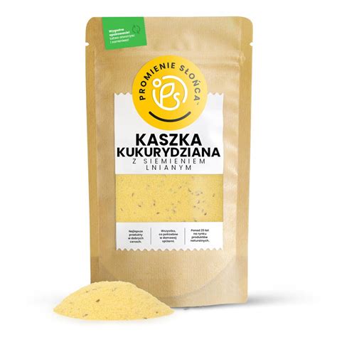 Kaszka KUKURYDZIANA Z SIEMIENIEM LNIANYM 1000g 12570993755 Allegro Pl