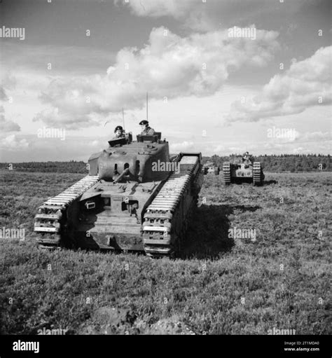 The British Army In The United Kingdom 1939 45 Churchill Tanks During An Exercise In Southern