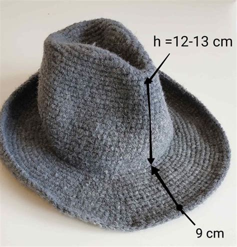 Fedora Hat Pattern Crohet Hat Pattern Fedora Hat Pattern Pdf Fedora Hat Pattern Crochet