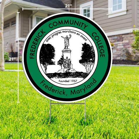 Frederick Community College — Custom Lawn Sign