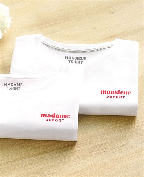 T Shirt Madame Brodé Personnalisé Madame Tshirt