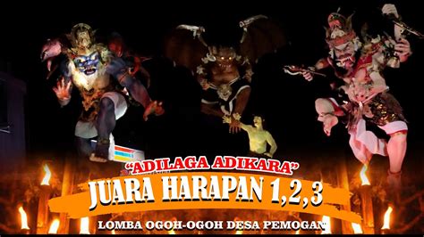 Juara Harapan Lomba Ogoh Ogoh Desa Pemogan Caka Ogohogoh