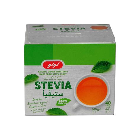 Lulu Stevia Sweetener Sticks 40pcs Online At Best Price Sugar Lulu