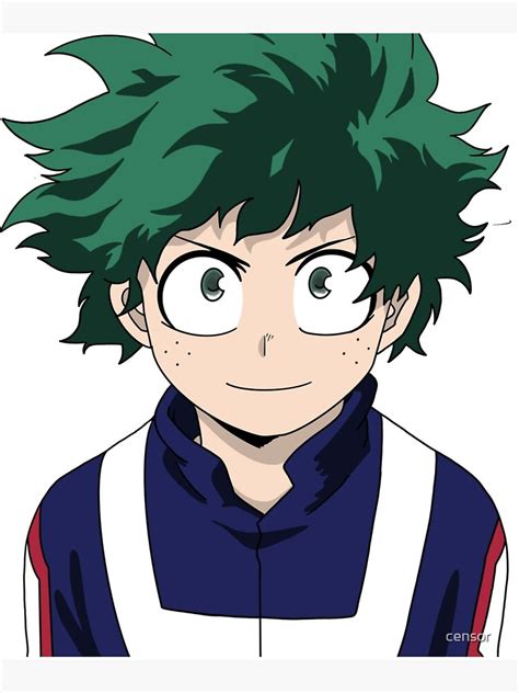 Izuku Midoriya Bnha Poster For Sale By Cear The Baka Redbubble