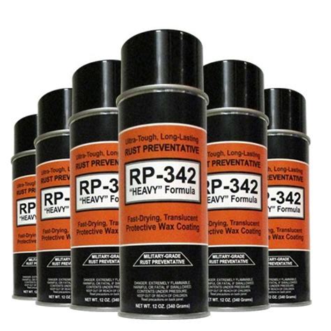 Cosmoline Rp 342 Heavy Rust Preventative Spray Military Grade 6 Cans