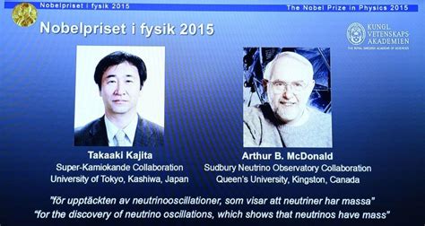 2015 Nobel Prize In Physics: The Discovery Of Neutrino Oscillations