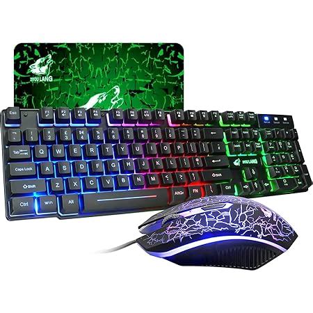 Combrite Raptor Gaming Keyboard And Mouse Set With Large Mouse Pad