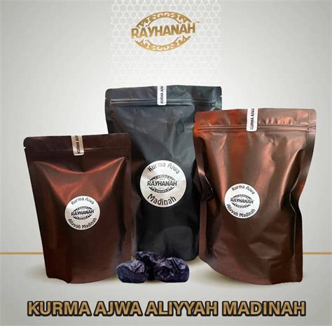 Dates Kurma Ajwa Aliyah From Madinah Kg Food Drinks Packaged