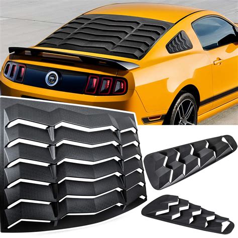 Buy E Cowlboy Rear Side Window Louvers For Ford Mustang 2005 2006 2007