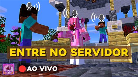 Minecraft Jogando Os Inscritos Servidor Java E Bedrock