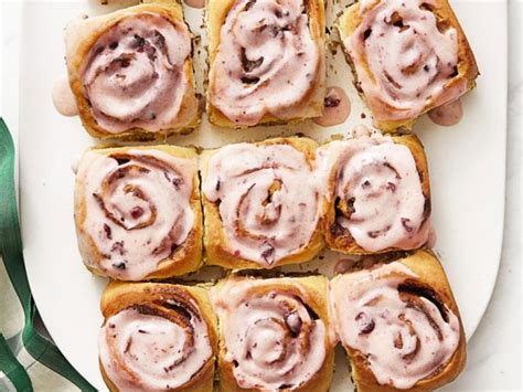 Cranberry Orange Cinnamon Rolls Recipe Food Network Kitchen Food