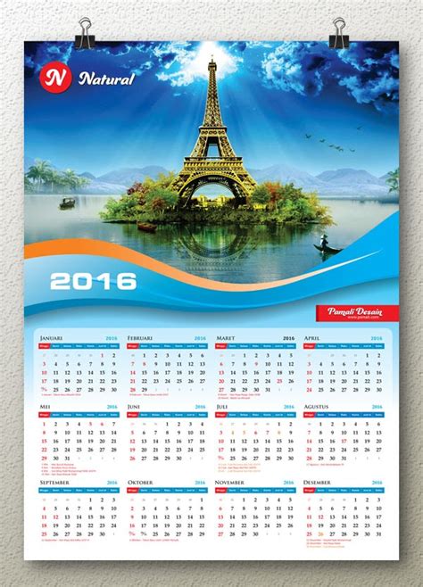 Tips Membuat Desain Kalender Yang Profesional Belajar Desain Grafis