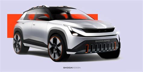 Skoda Epiq Concept Foreshadows Entry Level BEV Crossover Slotted Below