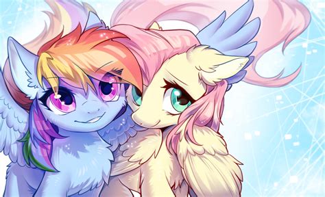 Fluttershy And Rainbow Dash Fan Art