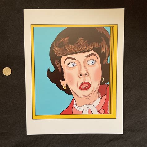 Bewitched Gladys Kravitz Print Etsy