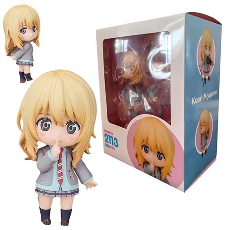 Nendoroid Your Lie In April Miyazono Kaori 2113 Anime Action Figure Collectable Model Toys