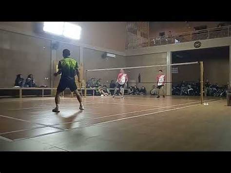 Badminton Kok Kedot GOR Grandzamzam Cilampeni Set 1 Adit P Iman Vs P