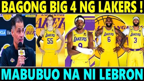 Breaking Lakers Bagong Big Na Mabubuo Ni Lebron Kakatakutan Sa