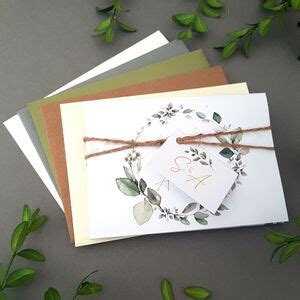 Eucalyptus Wreath Wedding Invitation Sample By Sienna Mai