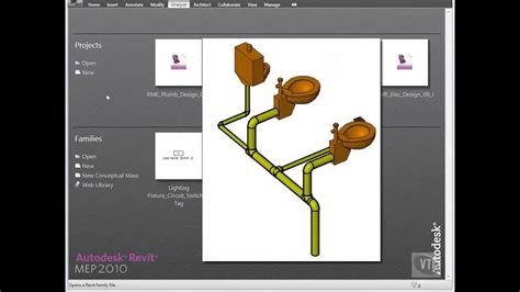 Revit Mep Tutorials Part 9 16 Plumbing Systems Youtube