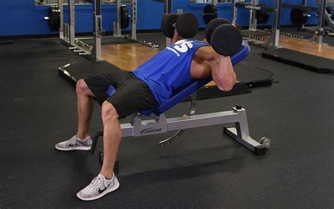 Incline Dumbbell Bench Press Video Exercise Guide Tips Dumbbell