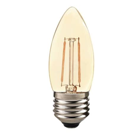 L Mpada Led Filamento Vela Lisa W E Mbar Paris Luz Loja Online De