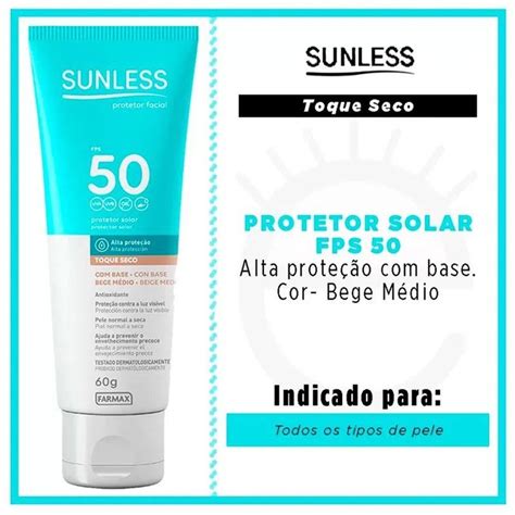 Kit C 02 Sunless Prot Solar Facial Fps 50 Base 60g Submarino