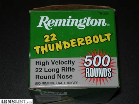 Armslist For Sale Remington 22 Lr Thunderbolt 500 Rounds