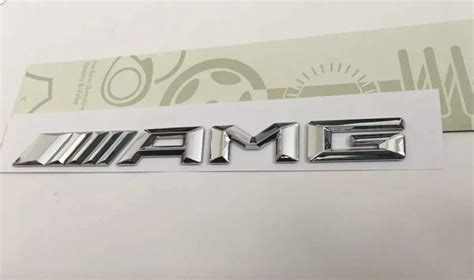 Genuine Mercedes Benz Amg Rear Boot Badge Emblem C E A S Class Slk Uk