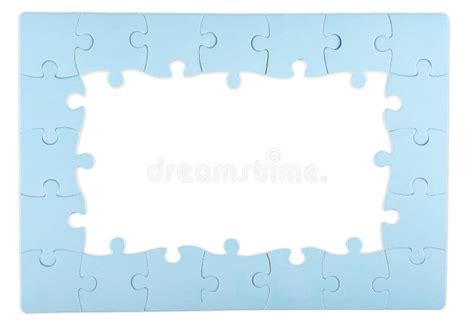 Puzzle Frame stock photo. Image of isolated, textured - 118162988