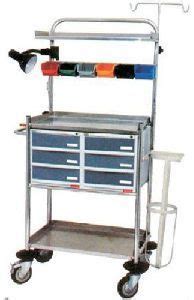 Durable Crash Cart Hospital Trolley at Best Price in New Delhi | Relief ...