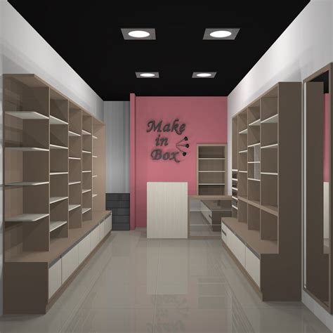 Make In Box Loja De Maquiagem On Behance Store Interiors Retail