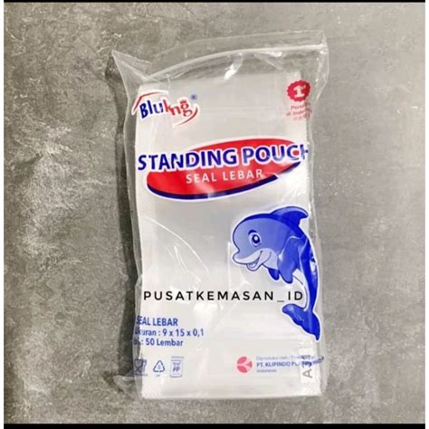 Jual Standing Pouch Plastik Zip Lock STP Ukuran 9x15 1pack 50pcs