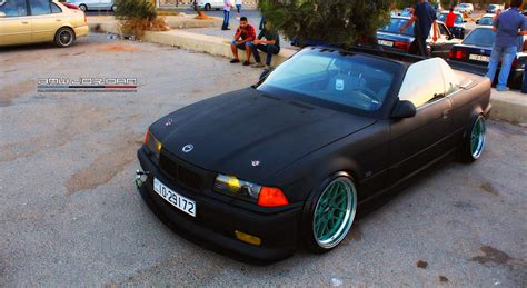 BMW E36 MATTE Black Convertible by ammarov on DeviantArt