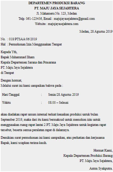 Surat Permohonan Mengisi Materi Imagesee Riset