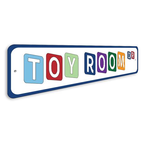 Lizton Sign Shop Inc Toy Room Street Aluminum Sign Wayfair