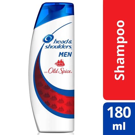 Shampoo Men Old Spice 180ml Head Shoulders Fco Supermercados Stock