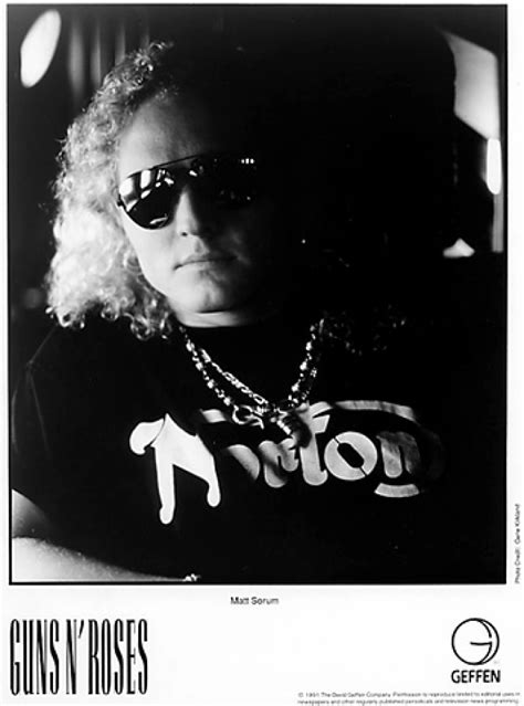 Matt Sorum Vintage Concert Photo Promo Print 1991 At Wolfgangs