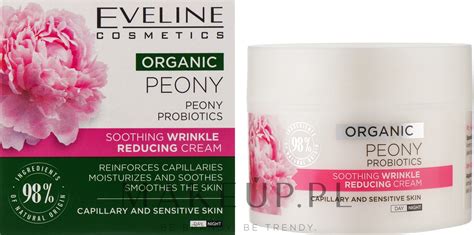 Eveline Cosmetics Organic Peony Łagodzący krem redukujący zmarszczki