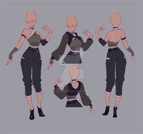 An Animation Character Is Shown In Three Different Poses And Looks Like