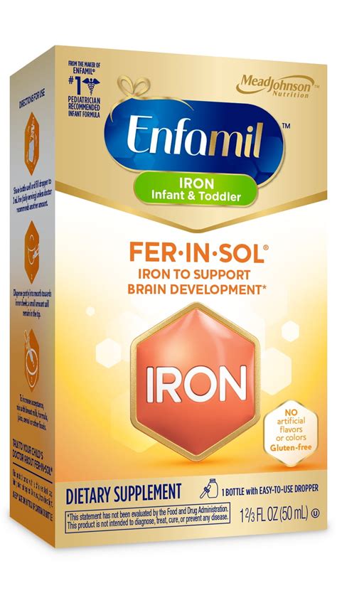 Buy Enfamil Fer In Sol Iron Supplement Drops For Infants And Toddlers