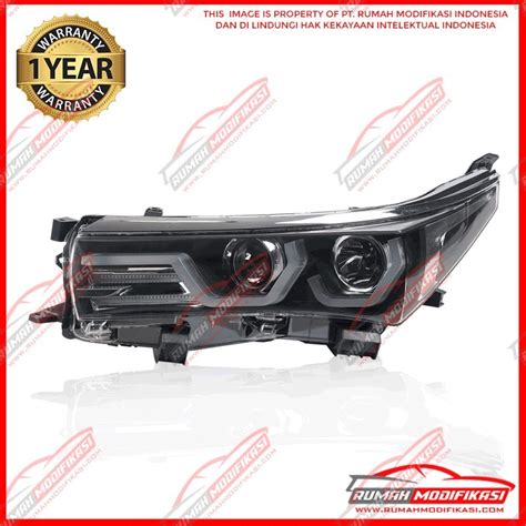 Headlamp Lampu Depan Altis 2014 2015 2016 2017 Eagle Eyes Light Bar Black