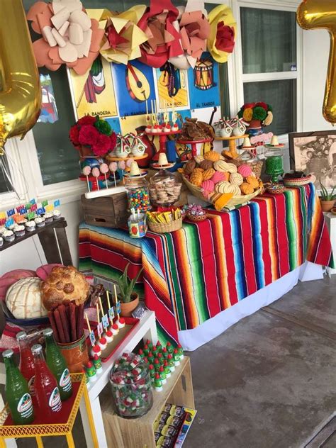 Fiesta Mexican Birthday Party Ideas Photo 6 Of 26 Mexican Birthday Parties Mexican Party