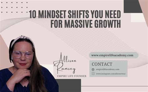 10 Mindset Shifts You Need For Massive Growth Empire Life