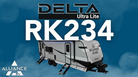 The Perfect Lightweight Trailer The Alliance Delta Ultra Lite 234RK