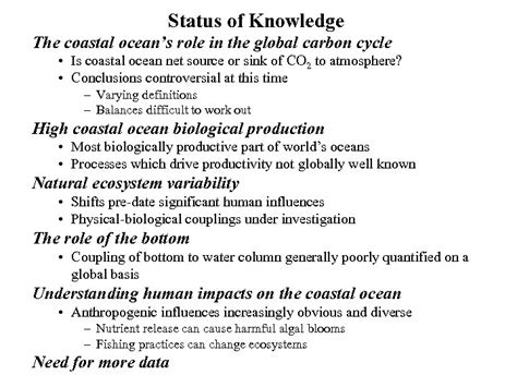 The Global Coastal Ocean Interdisciplinary Multiscale Processes Regional