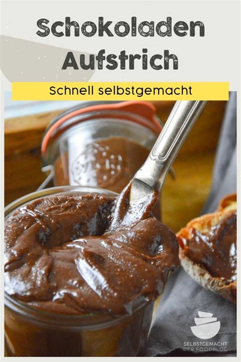 Schokoaufstrich Selber Machen La Nutella Habe Ich Selbstgemacht